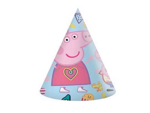 Paper hats Peppa Pig - 6 pcs