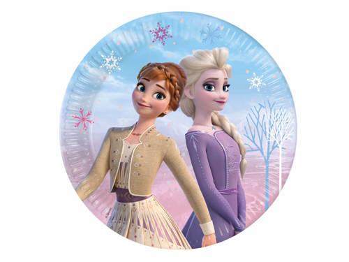 Paper plates Frozen 2 - 23 cm - 8 pcs