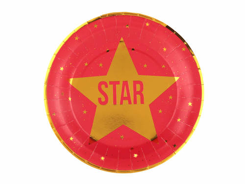 Paper plates Hollywood - 22,5 cm - 10 pcs