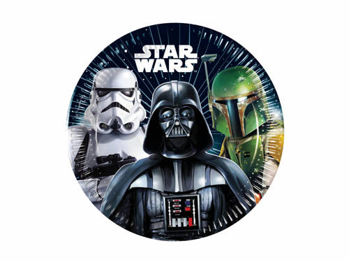 Paper plates Star Wars - 20 cm - 8 pcs