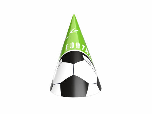 Party Hats Football - 6 pcs