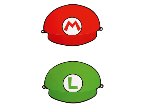 Party Hats Super Mario Bros - 8 pcs