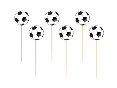 Partypicks Football - 6 pcs