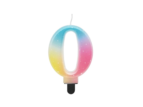 Pastel Candle no 0 - 1 pc