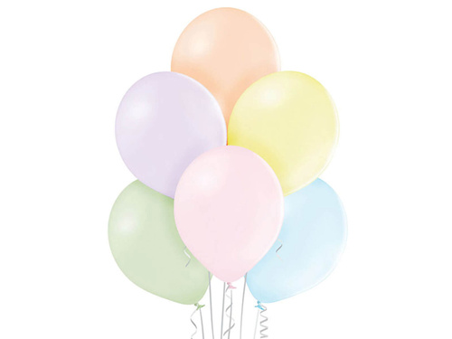 Pastel balloons - 12'' - 50 pcs.