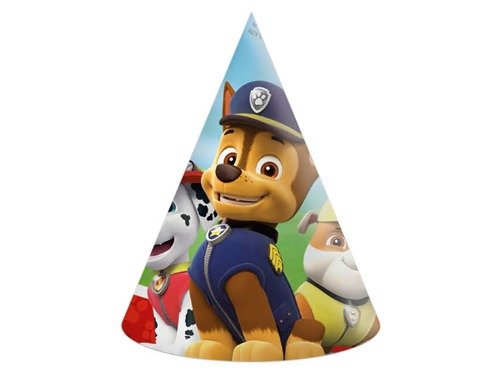 Paw Patrol Hats - 6 pcs