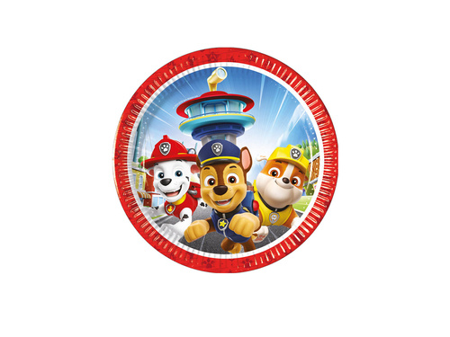 Paw Patrol Rescue Heroes Paper Plates - 20 cm - 8 pcs