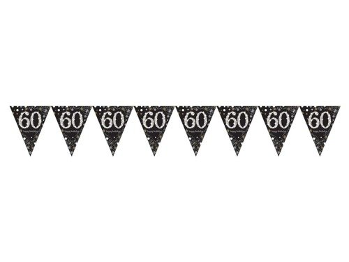 Pennant Banner 60 Sparkling Celebrations gold - 400 cm - 1 pc