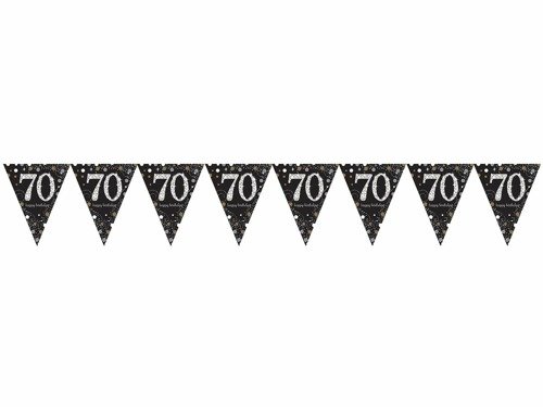 Pennant Banner 70 Sparkling Celebrations - 400 cm - 1 pc