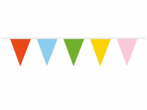 Pennant Banner multi-coloured 20 x 32 x 1000 cm