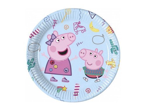 Peppa Pig Paper Plates - 23 cm - 8 pcs