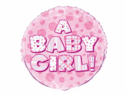 Pink Baby Shower Foil Balloon - 47 cm - 1 pc