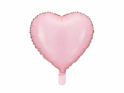 Pink Heart Foil Balloon - 35 cm - 1 pc