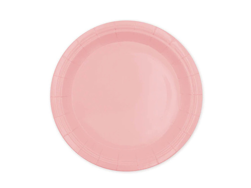 Pink Paper Plates - 18 cm - 6 pcs