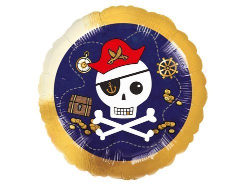 Pirate Foil Balloon - 43 cm - 1 pc