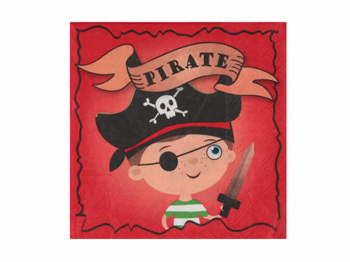 Pirates Map Napkins - 33 cm - 20 pcs