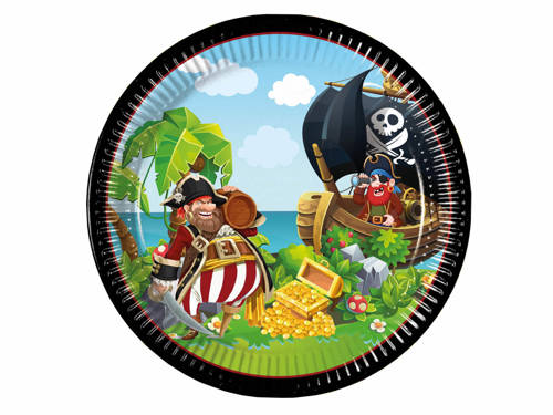 Pirates Plates - 23 cm - 8 pcs