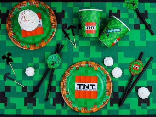 Pixel TNT Plates - 18 cm - 6 pcs