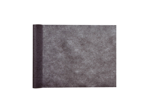 Plain non woven table runner black