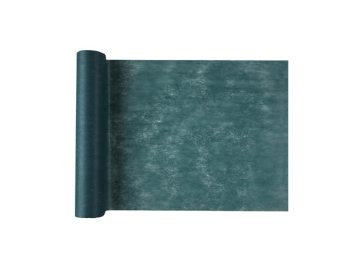 Plain non woven table runner blue