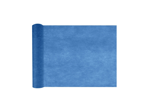 Plain non woven table runner navy