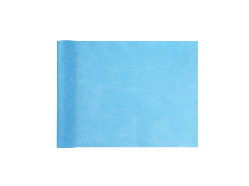 Plain non woven table runner turquoise