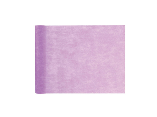 Plain non woven table runner violet