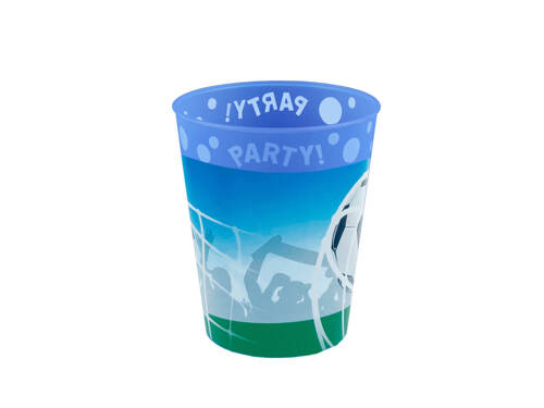 Plastic cup Football - 250 ml - 1 pcs