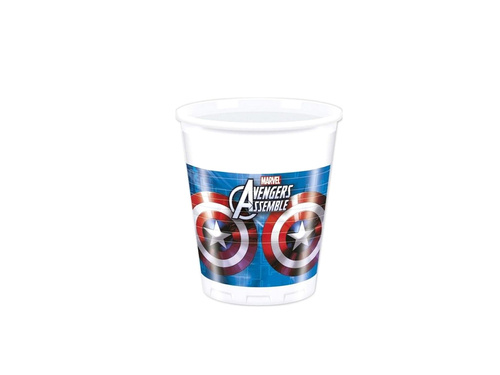 Plastic cups Avengers - 200 ml - 8 pcs