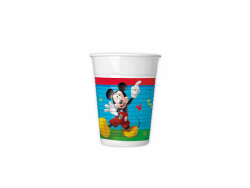 Plastic cups Mickey - 200 ml - 8 pcs