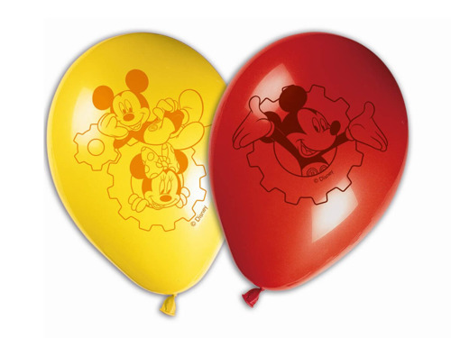 Playful Mickey latex balloons - 28 cm - 8 pcs