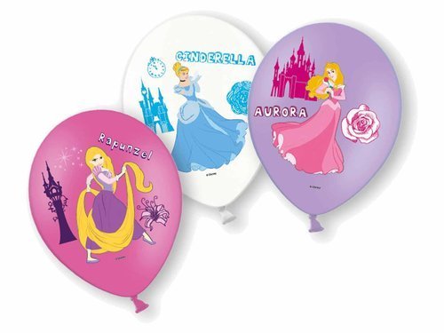 Princess Latex Balloons - 27 cm - 6 pcs