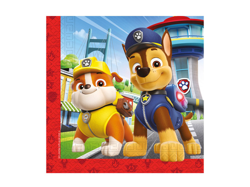 Psi Patrol birthday napkins - 33 cm - 20 pcs.