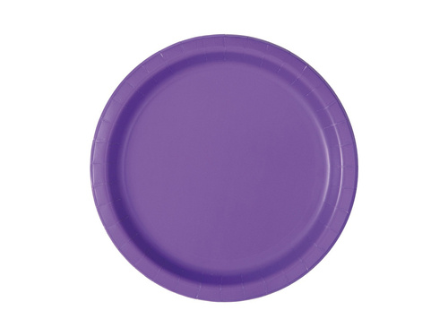 Purple Paper Plates - 18 cm - 20 pcs