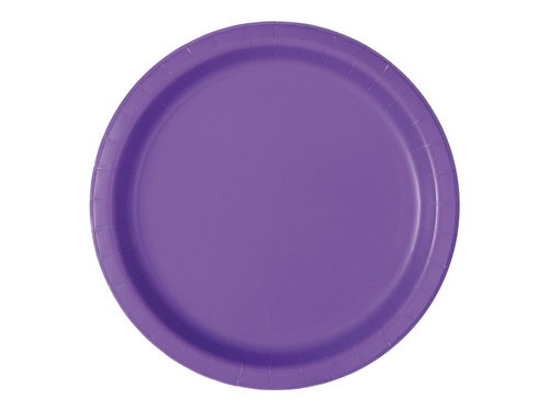 Purple Paper Plates - 23 cm - 16 pcs