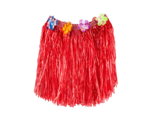 Red Hawaii Skirt - 40 cm - 1 pc