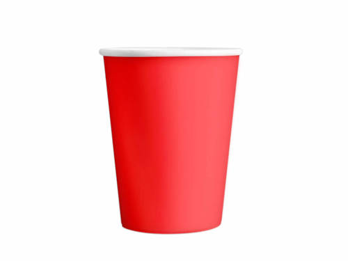 Red Paper Cups - 220 ml - 6 pcs