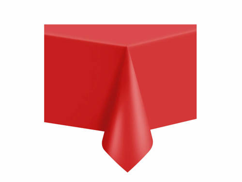 Red Tablecover - 137 x 274 cm - 1 pc