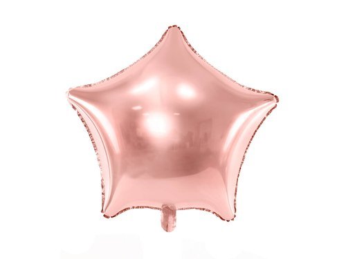 Rose Gold Star Foil Balloon - 70 cm - 1 pcs