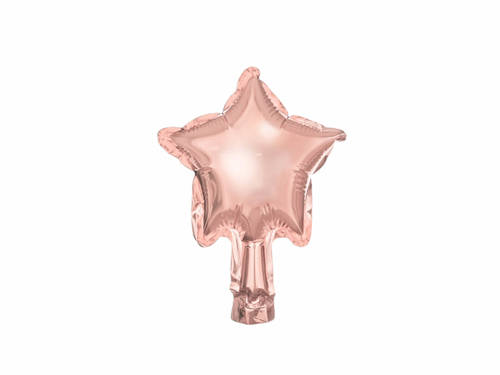 Rose Gold Star Foil Balloons - 10 cm - 25 pcs