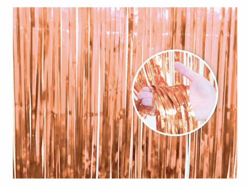 Rose Gold curtain - 90 x 240 cm