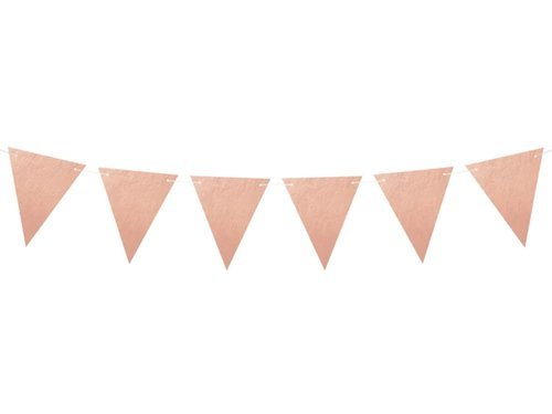 Rose Gold flag banner - 180 cm - 1 pc