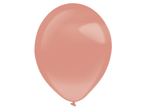 Rose gold pearl balloons - 14'' - 50 pcs.