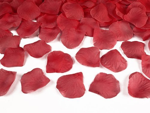 Rose petals, red, 100 pcs, 1 packet