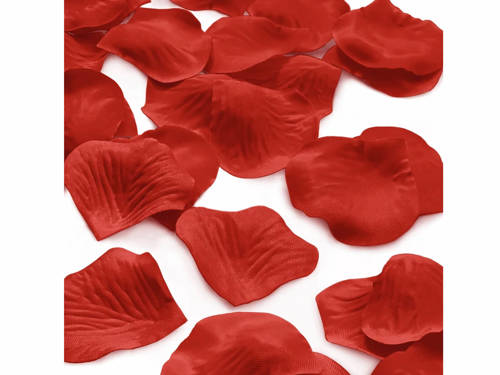 Rose petals, red, 500 pcs, 1 packet