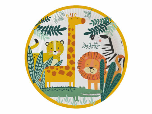 Safari Plates - 23 cm - 8 pcs