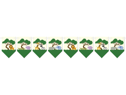 Safari flag banner - 5 m - 1 pc