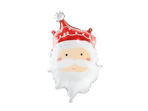 Santa's Head Foil Balloon - 37 x 60 cm - 1 pc