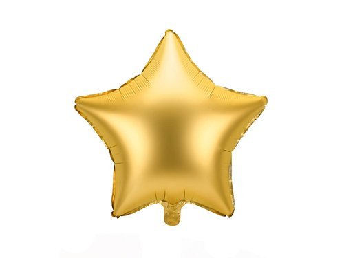 Satin Gold Star Foil Balloon - 48 cm - 1 pcs