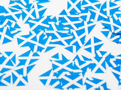 Scotland Flag Confetti - 150 pcs